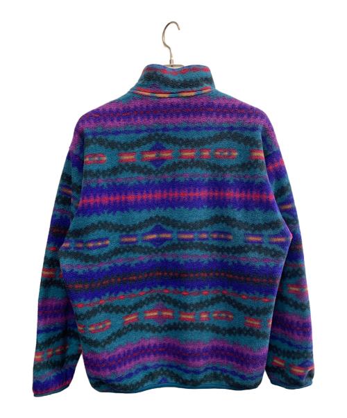 Patagonia（パタゴニア）Patagonia (パタゴニア) Patagonia　シンチラスナップT ブルー×パープル サイズ:Ｍの古着・服飾アイテム