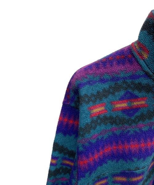 Patagonia（パタゴニア）Patagonia (パタゴニア) Patagonia　シンチラスナップT ブルー×パープル サイズ:Ｍの古着・服飾アイテム