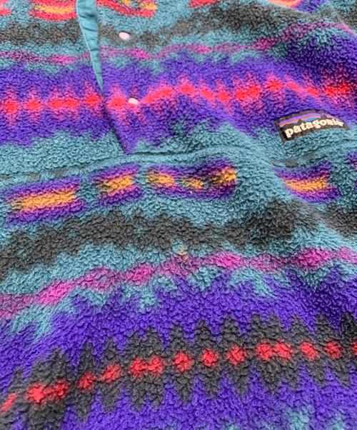 Patagonia（パタゴニア）Patagonia (パタゴニア) Patagonia　シンチラスナップT ブルー×パープル サイズ:Ｍの古着・服飾アイテム