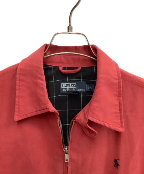 POLO RALPH LAUREN（ポロ・ラルフローレン）POLO RALPH LAUREN (ポロ・ラルフローレン) POLO RALPH LAUREN 90’ｓスイングトップ レッド サイズ:Mの古着・服飾アイテム