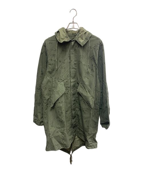 US ARMY（ユーエスアーミー）US ARMY (ユーエスアーミー) US ARMY　カーキ　カモフラージュ　ミリタリーコート カーキ サイズ:SIZE Mの古着・服飾アイテム