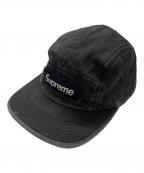 SUPREMEシュプリーム）の古着「washed chino twill camp cap」｜ブラック