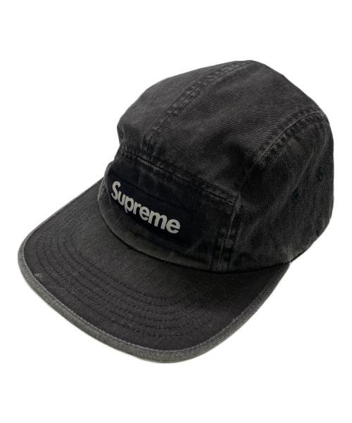 SUPREME（シュプリーム）SUPREME (シュプリーム) washed chino twill camp cap ブラックの古着・服飾アイテム
