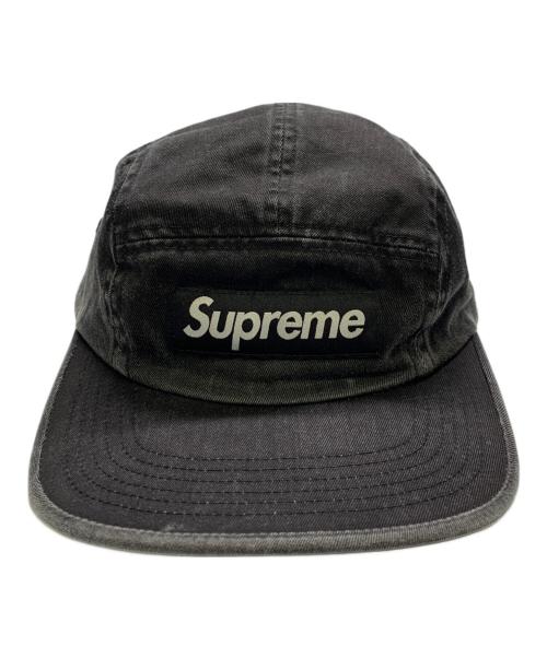 SUPREME（シュプリーム）SUPREME (シュプリーム) washed chino twill camp cap ブラックの古着・服飾アイテム