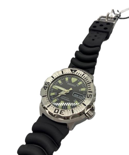 SEIKO（セイコー）SEIKO (セイコー) ブラックモンスター 自動巻き ダイバーズウォッチ 腕時計の古着・服飾アイテム