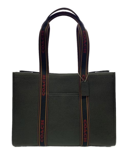 COACH（コーチ）COACH (コーチ) COACH　スミストート　ブラック×レッド　トートバッグ ブラック×レッド 未使用品の古着・服飾アイテム
