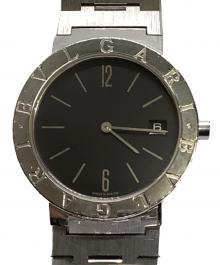 BVLGARI（ブルガリ）の古着「ブルガリブルガリ クォーツ SSブレスレット  腕時計」｜ブラック