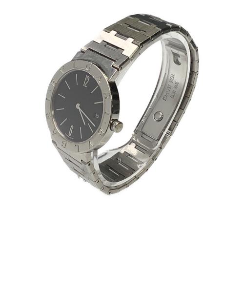 BVLGARI（ブルガリ）BVLGARI (ブルガリ) ブルガリブルガリ クォーツ SSブレスレット  腕時計 ブラックの古着・服飾アイテム