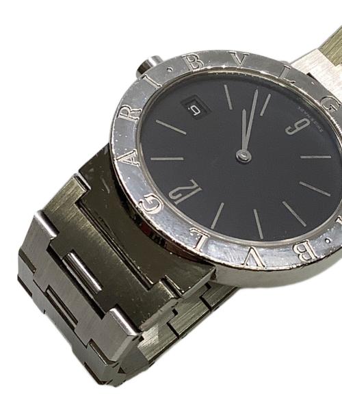 BVLGARI（ブルガリ）BVLGARI (ブルガリ) ブルガリブルガリ クォーツ SSブレスレット  腕時計 ブラックの古着・服飾アイテム