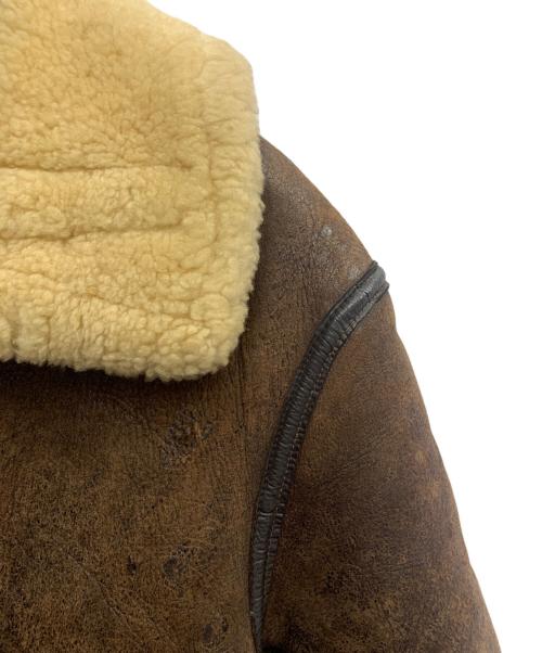 AVIREX（アヴィレックス）AVIREX (アヴィレックス) B-3ムートンフライトジャケット ブラウン サイズ:SIZE 32の古着・服飾アイテム