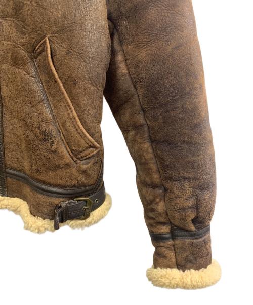 AVIREX（アヴィレックス）AVIREX (アヴィレックス) B-3ムートンフライトジャケット ブラウン サイズ:SIZE 32の古着・服飾アイテム