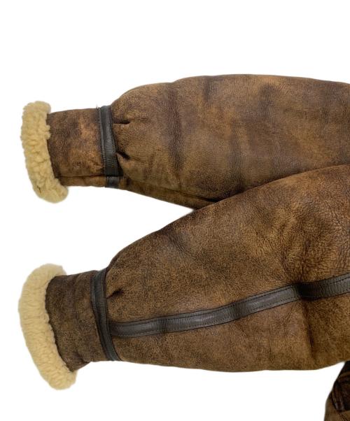 AVIREX（アヴィレックス）AVIREX (アヴィレックス) B-3ムートンフライトジャケット ブラウン サイズ:SIZE 32の古着・服飾アイテム