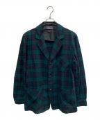 PENDLETONペンドルトン）の古着「PENDLETON　ウールテーラードジャケット」｜グリーン×ネイビー