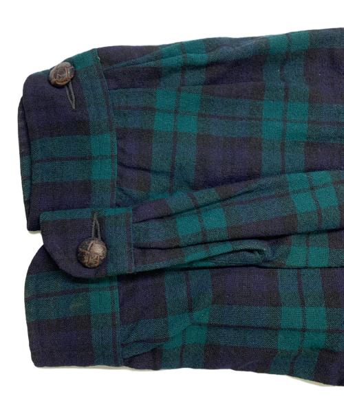 PENDLETON（ペンドルトン）PENDLETON (ペンドルトン) PENDLETON　ウールテーラードジャケット グリーン×ネイビー サイズ:Mの古着・服飾アイテム