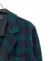 中古・古着 PENDLETON (ペンドルトン) PENDLETON　ウールテーラードジャケット グリーン×ネイビー サイズ:M：11000円