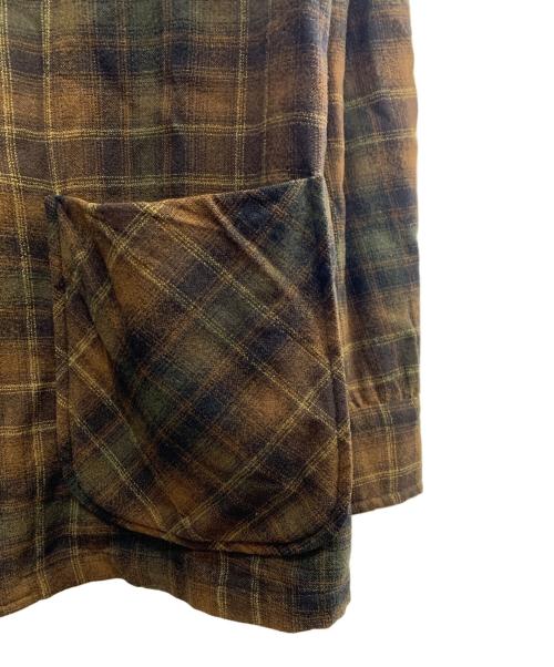 PENDLETON（ペンドルトン）PENDLETON (ペンドルトン) PENDLETON　ウールテーラードジャケット ブラウン×グリーン サイズ:Mの古着・服飾アイテム