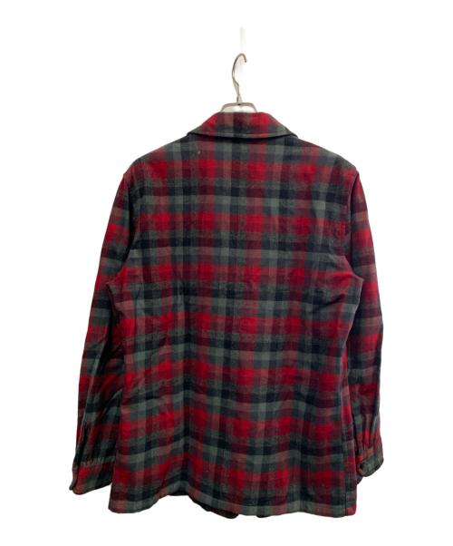 PENDLETON（ペンドルトン）PENDLETON (ペンドルトン) PENDLETON　ウールテーラードジャケット グレー×レッド サイズ:Mの古着・服飾アイテム