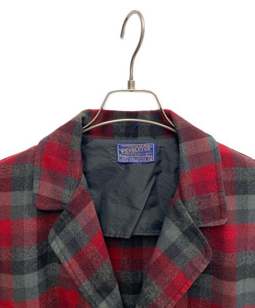PENDLETON（ペンドルトン）PENDLETON (ペンドルトン) PENDLETON　ウールテーラードジャケット グレー×レッド サイズ:Mの古着・服飾アイテム