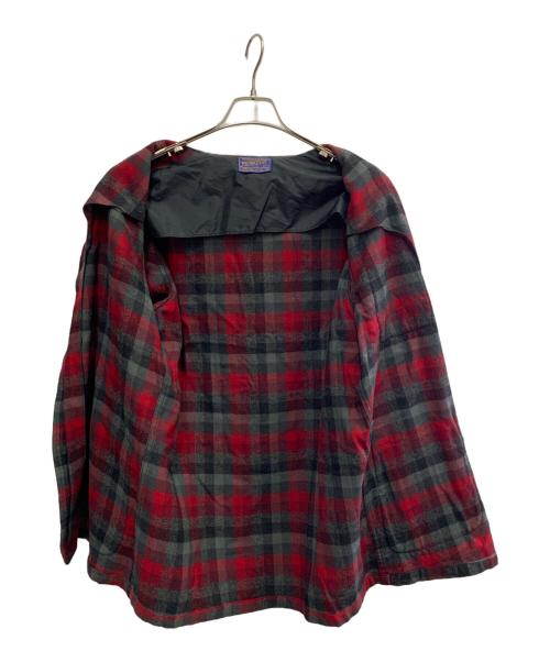 PENDLETON（ペンドルトン）PENDLETON (ペンドルトン) PENDLETON　ウールテーラードジャケット グレー×レッド サイズ:Mの古着・服飾アイテム