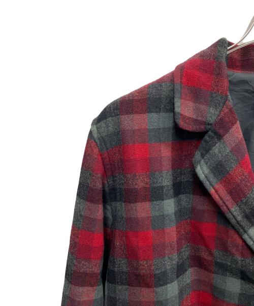 PENDLETON（ペンドルトン）PENDLETON (ペンドルトン) PENDLETON　ウールテーラードジャケット グレー×レッド サイズ:Mの古着・服飾アイテム