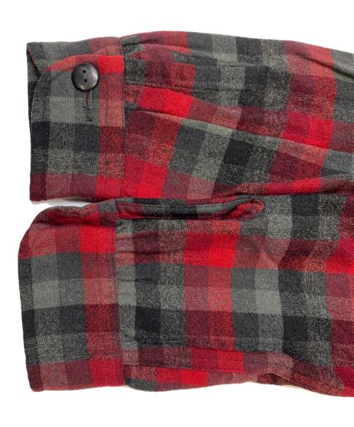 PENDLETON（ペンドルトン）PENDLETON (ペンドルトン) PENDLETON　ウールテーラードジャケット グレー×レッド サイズ:Mの古着・服飾アイテム