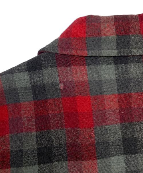 PENDLETON（ペンドルトン）PENDLETON (ペンドルトン) PENDLETON　ウールテーラードジャケット グレー×レッド サイズ:Mの古着・服飾アイテム