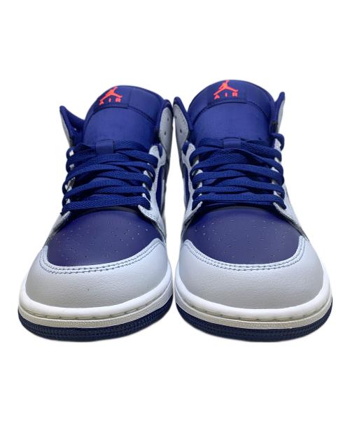 NIKE（ナイキ）NIKE (ナイキ) NIKE　グレー×ブルー　Air Jordan 1 Mid 