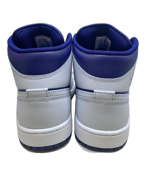 NIKE（ナイキ）NIKE (ナイキ) NIKE　グレー×ブルー　Air Jordan 1 Mid 