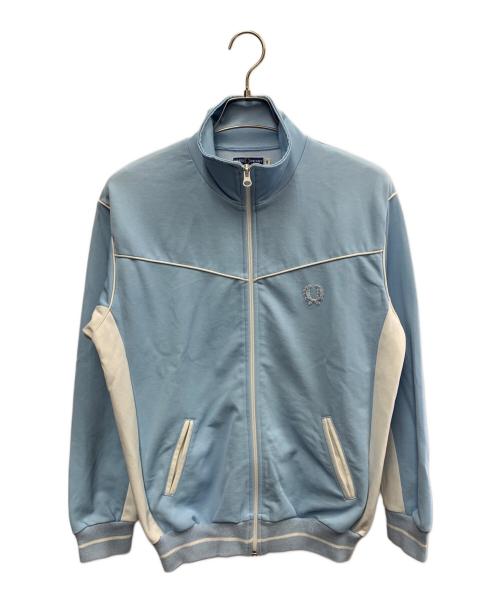 FRED PERRY（フレッドペリー）FRED PERRY (フレッドペリー) ヴィンテージトラックジャケット ホワイト×スカイブルー サイズ:Sの古着・服飾アイテム