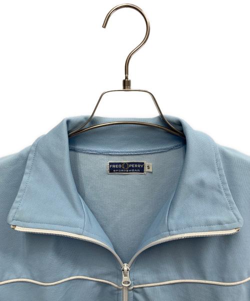 FRED PERRY（フレッドペリー）FRED PERRY (フレッドペリー) ヴィンテージトラックジャケット ホワイト×スカイブルー サイズ:Sの古着・服飾アイテム