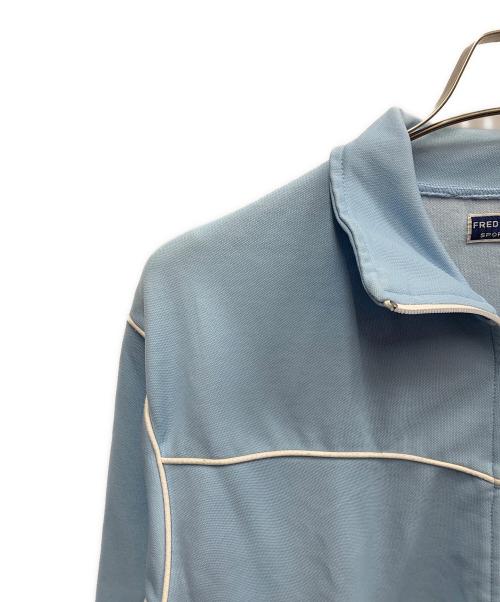 FRED PERRY（フレッドペリー）FRED PERRY (フレッドペリー) ヴィンテージトラックジャケット ホワイト×スカイブルー サイズ:Sの古着・服飾アイテム