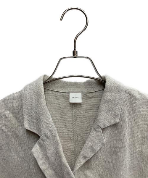 KAGURE（カグレ）KAGURE (カグレ) kagure　ハーフスリーブダブルジャケット ベージュ サイズ:FREEの古着・服飾アイテム