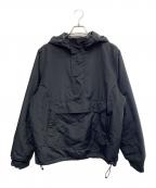 SUPREMEシュプリーム）の古着「HOODED LOGO HALF ZIP POLLOVER」｜ブラック