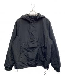 SUPREME（シュプリーム）の古着「HOODED LOGO HALF ZIP POLLOVER」｜ブラック