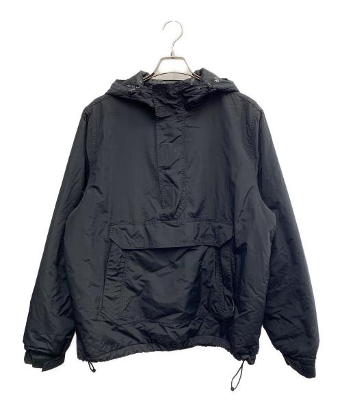 SUPREME（シュプリーム）SUPREME (シュプリーム) HOODED LOGO HALF ZIP POLLOVER ブラック サイズ:Mの古着・服飾アイテム