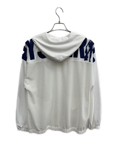 Hysteric Glamour（ヒステリックグラマー）Hysteric Glamour (ヒステリックグラマー) Hysteric Glamour　メッシュジップパーカー ホワイト サイズ:Freeの古着・服飾アイテム