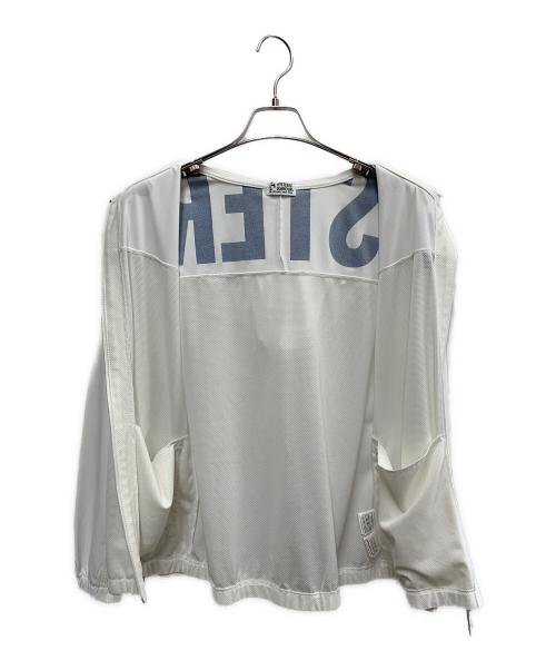 Hysteric Glamour（ヒステリックグラマー）Hysteric Glamour (ヒステリックグラマー) Hysteric Glamour　メッシュジップパーカー ホワイト サイズ:Freeの古着・服飾アイテム