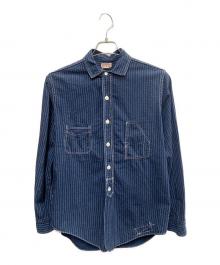 UNION SPECIAL×freewheelers（ユニオンスペシャル×フリーホイーラーズ）の古着「UNION SPECIAL×FREEWHEELER　トラッカーシャツ」｜インディゴ
