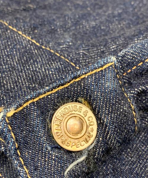 WAREHOUSE（ウエアハウス）WAREHOUSE (ウエアハウス) 1ST TYPE 2001XX DENIM JACKET インディゴ サイズ:SIZE 38の古着・服飾アイテム