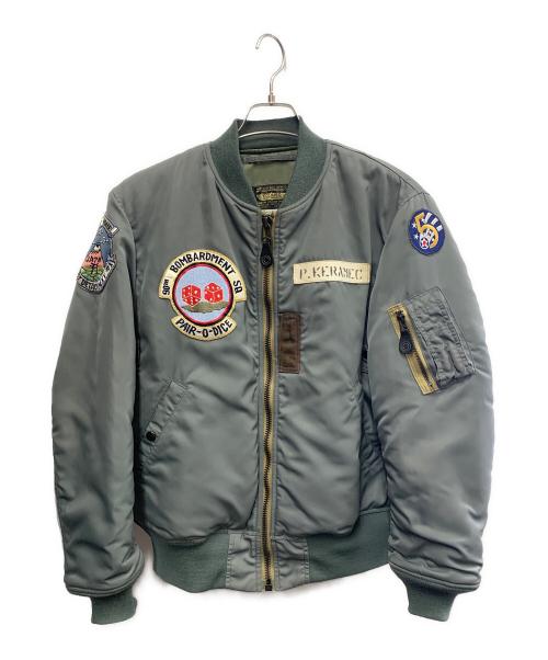 COLIMBO（コリンボ）COLIMBO (コリンボ) COLIMBO　MA-1フライトジャケット カーキ サイズ:Lの古着・服飾アイテム