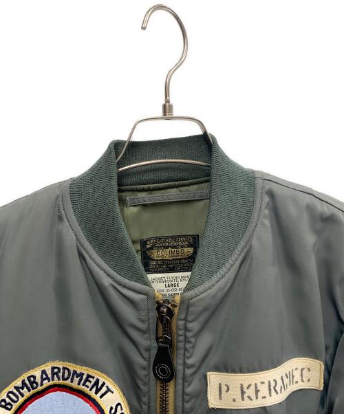 COLIMBO（コリンボ）COLIMBO (コリンボ) COLIMBO　MA-1フライトジャケット カーキ サイズ:Lの古着・服飾アイテム