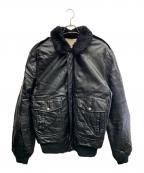 cooperクーパー）の古着「COOPER　G-1フライトジャケット」｜ブラック