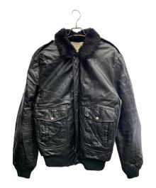 cooper（クーパー）の古着「COOPER　G-1フライトジャケット」｜ブラック