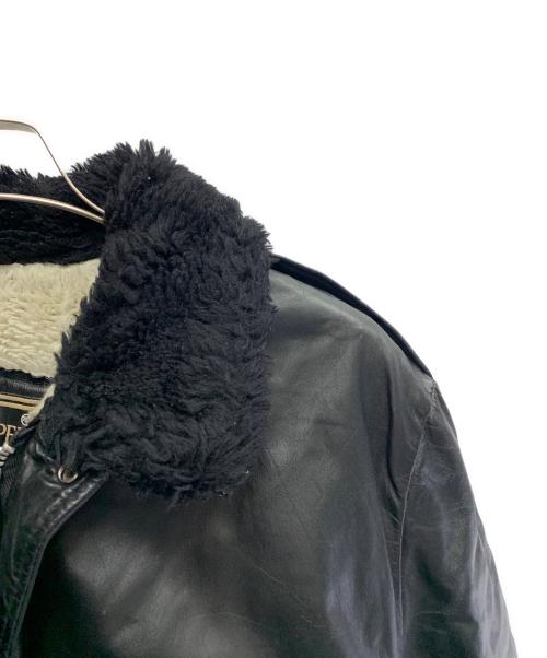 cooper（クーパー）cooper (クーパー) COOPER　G-1フライトジャケット ブラック サイズ:XLの古着・服飾アイテム