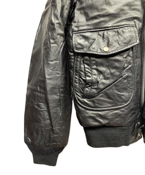 cooper（クーパー）cooper (クーパー) COOPER　G-1フライトジャケット ブラック サイズ:XLの古着・服飾アイテム