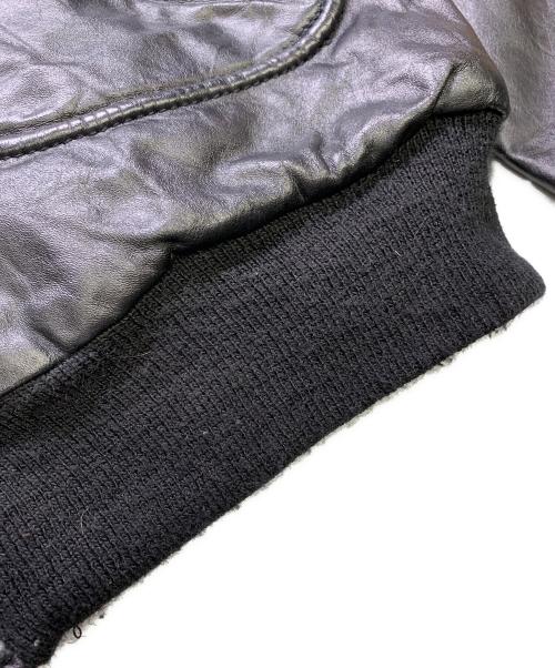 cooper（クーパー）cooper (クーパー) COOPER　G-1フライトジャケット ブラック サイズ:XLの古着・服飾アイテム