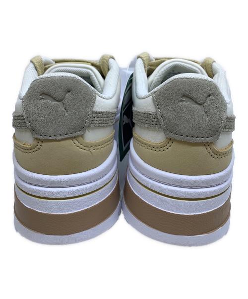 PUMA（プーマ）PUMA (プーマ) PUMA　ベージュ×ホワイト　MAYZE STACK LUXE　ローカットスニーカー ベージュ×ホワイト サイズ:SIZE 23cmの古着・服飾アイテム