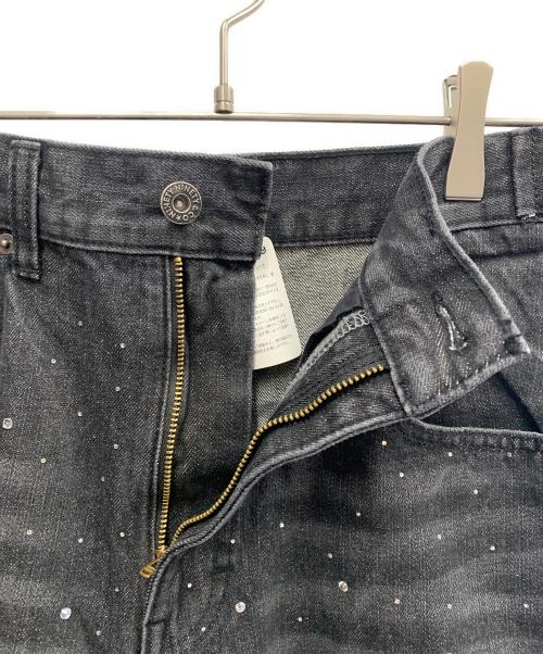 9090（9090）9090 (9090) 9090　ユニセックス　ハーフパンツ ブラック サイズ:Mの古着・服飾アイテム