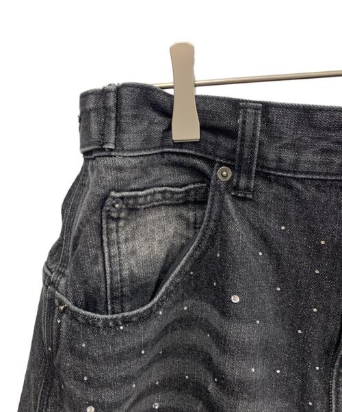 9090（9090）9090 (9090) 9090　ユニセックス　ハーフパンツ ブラック サイズ:Mの古着・服飾アイテム