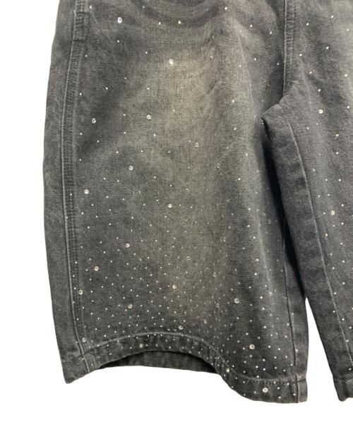 9090（9090）9090 (9090) 9090　ユニセックス　ハーフパンツ ブラック サイズ:Mの古着・服飾アイテム